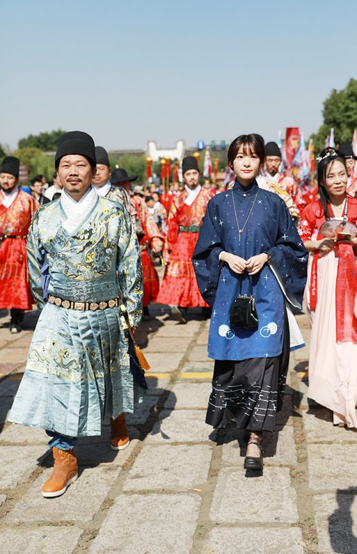 徐嬌方文山穿漢服出席第六屆西塘漢服文化節組圖