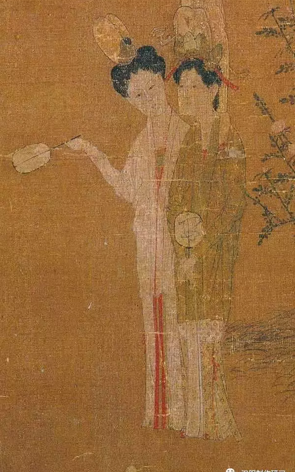 宋代佚名畫家所繪《花石仕女圖》現(xiàn)藏臺(tái)北故宮博物院