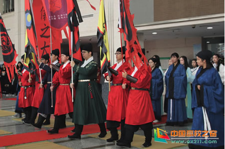 鹽城師范學(xué)院文學(xué)院舉辦漢服成人禮活動
