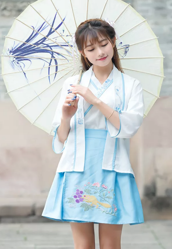 漢服美女陌陌直博