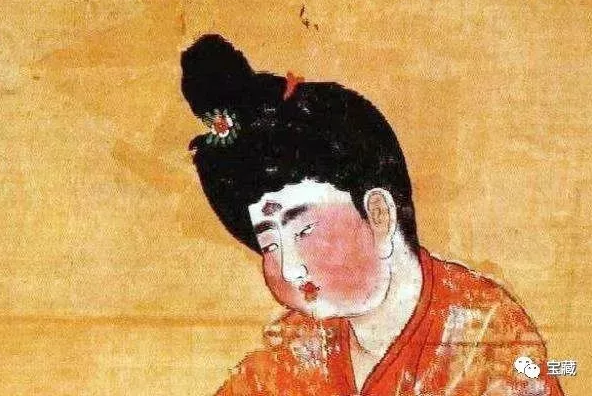 （《新疆吐魯番張禮臣墓絹畫弈棋仕女圖》）