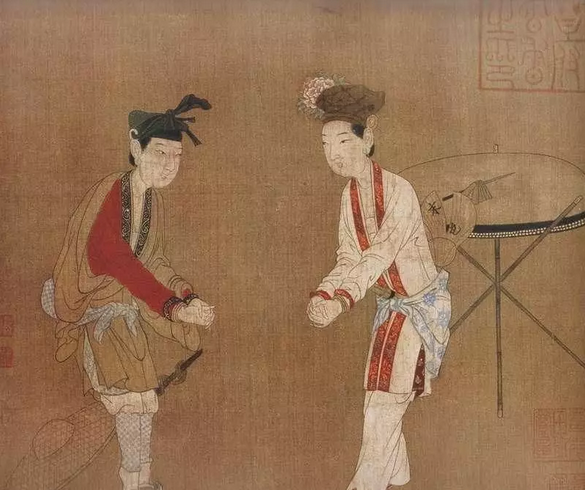 宋代佚名畫家所繪《雜劇人物圖》