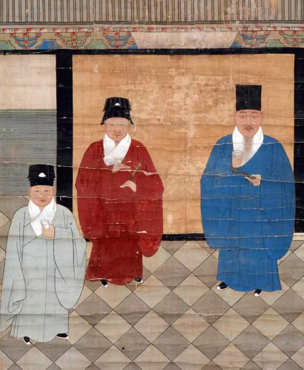 穿道袍的明代士人（男子）