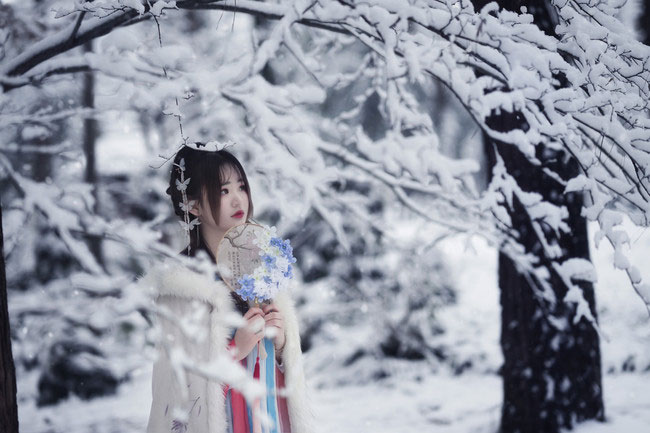 漢衣冠 雪景