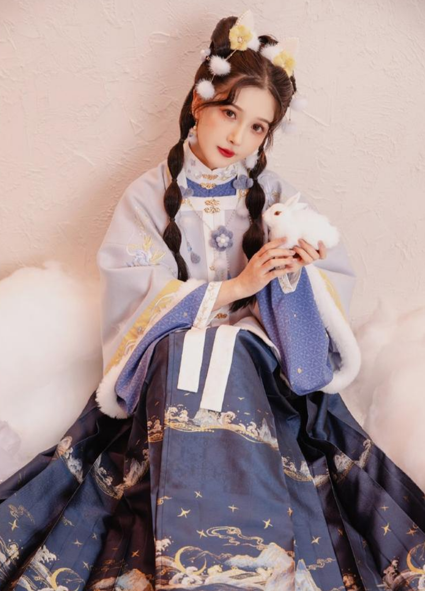 典雅的紫色系漢服