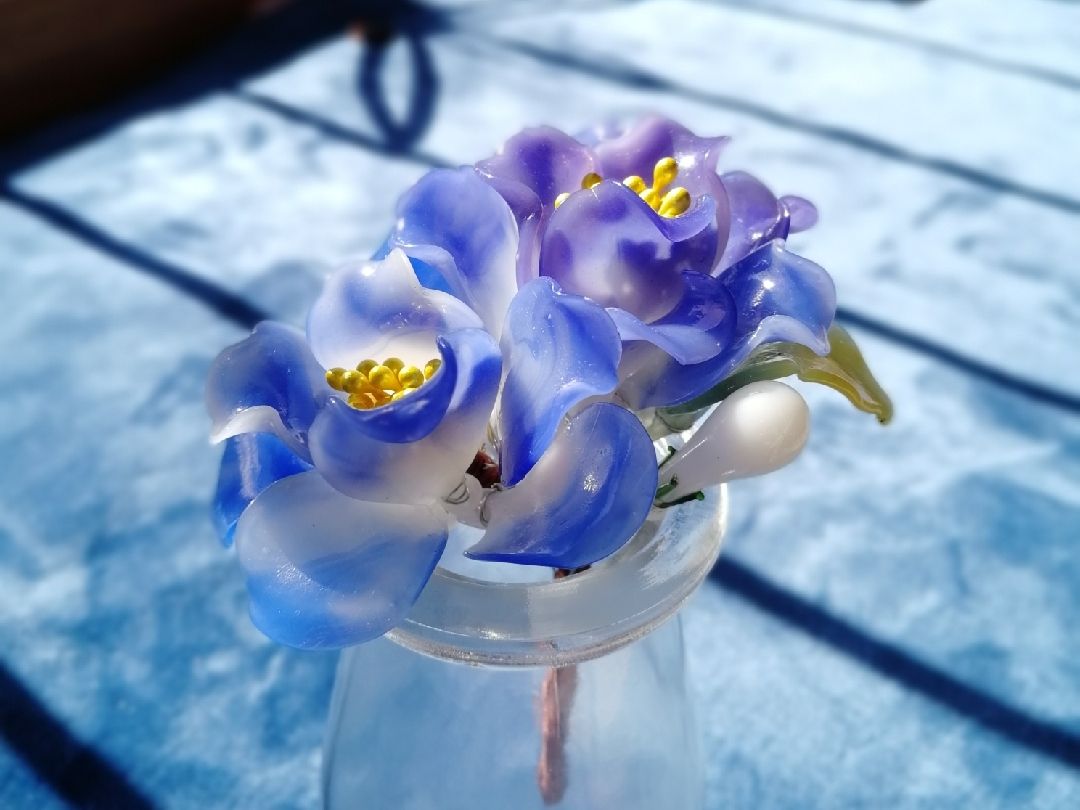 料器花