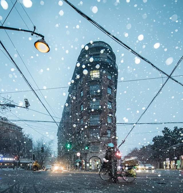 上海寒流降雪