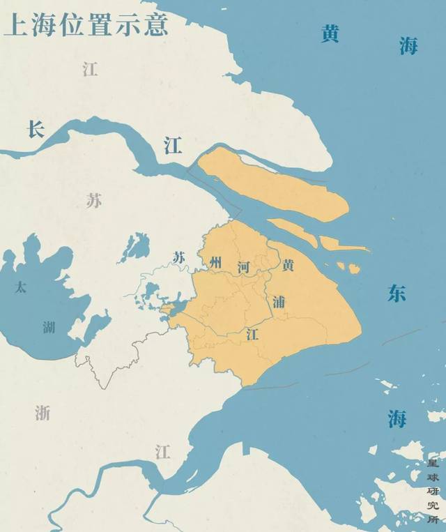 上海市位置，魔都迷幻之城