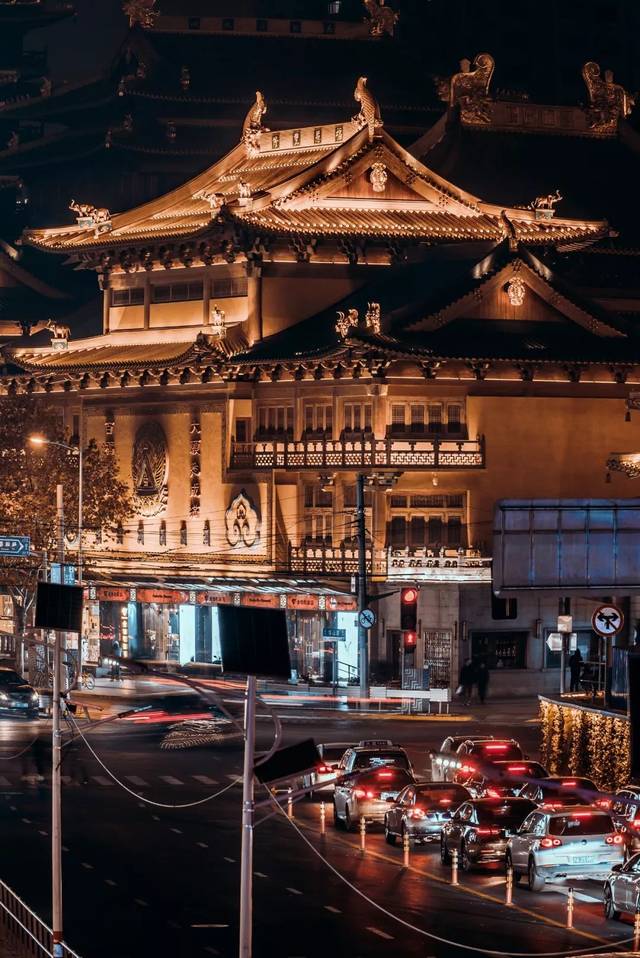 靜安寺夜景