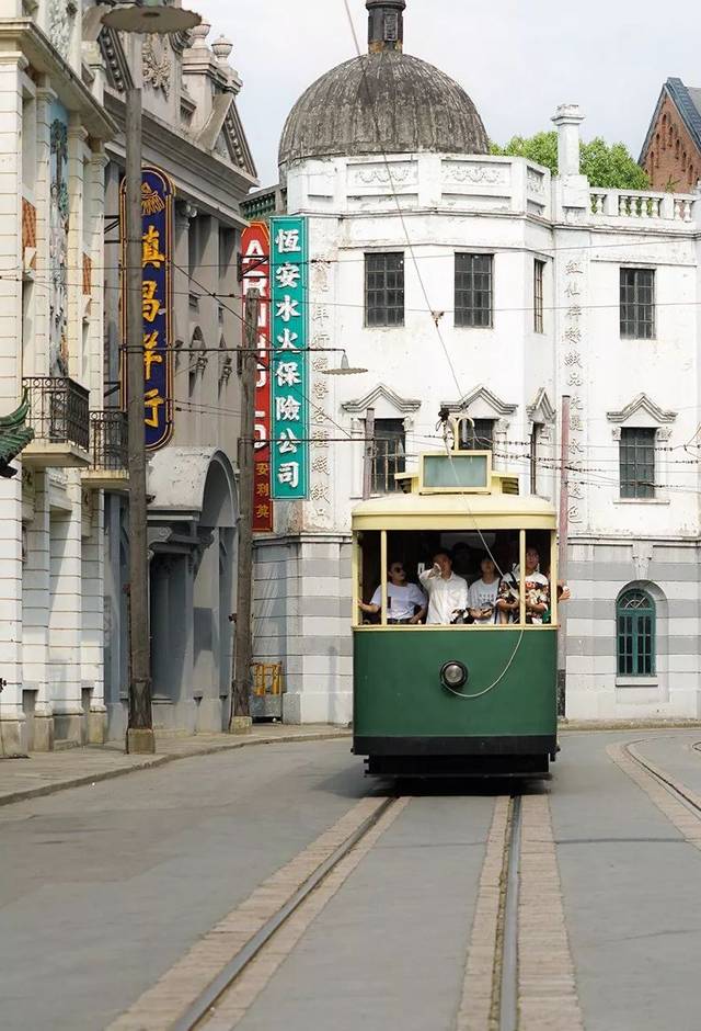 上海車墩影視城中復原的租界場景