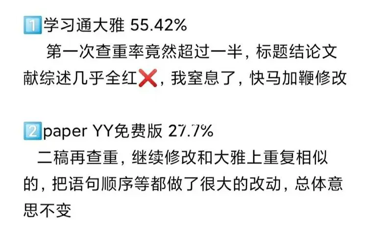 請問本科畢業論文查重率太低，只有1.5％，會不會被罵啊？